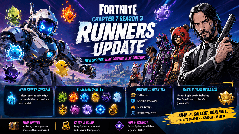 How Sprites Work in Fortnite Chapter 7 Season 3